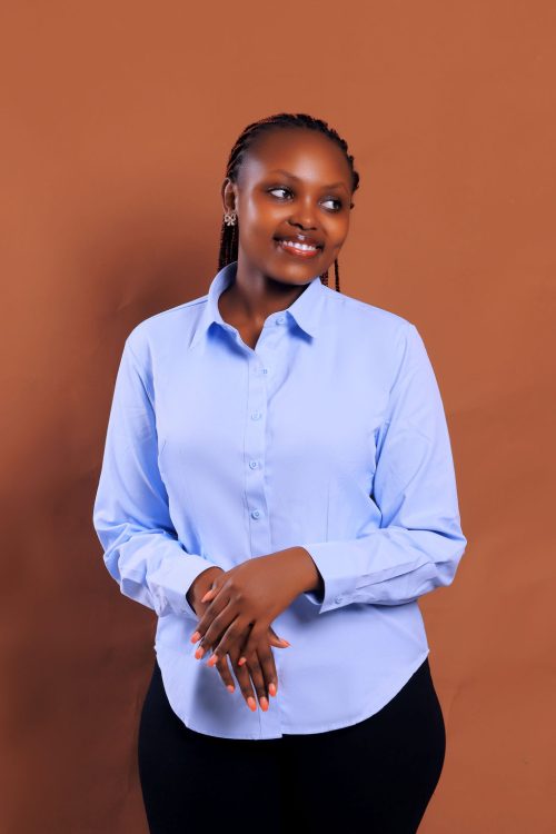 Shirt for Women fullsleeve Blue